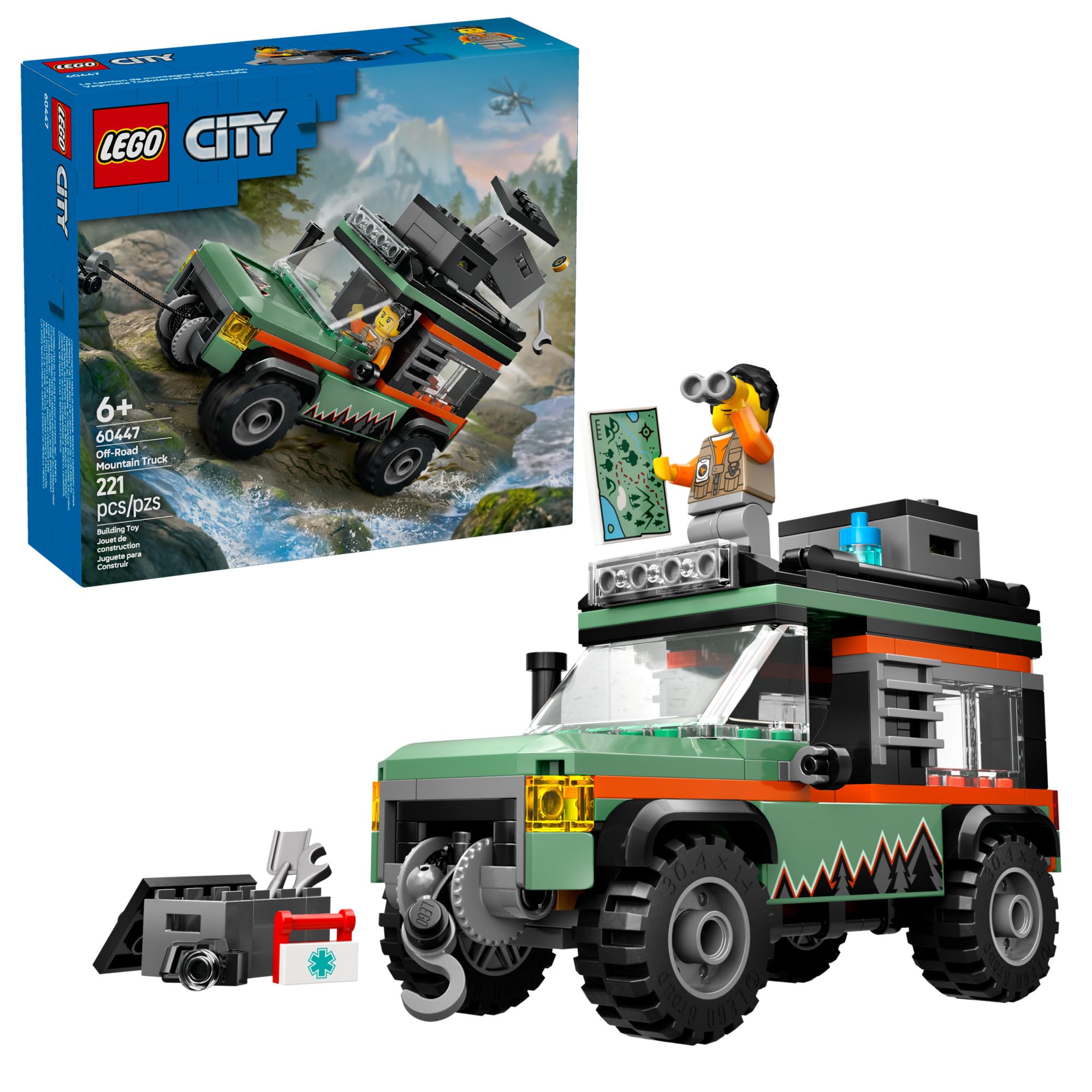 Amazon.com: LEGO City Off-Road 4x4 Mountain Truck Toy